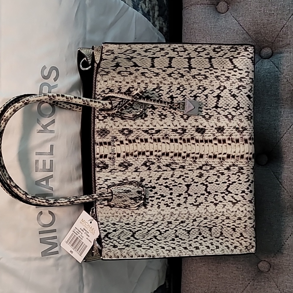 Brand new Michael Kors Snakeskin purse